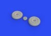 Eduard 648684 Me 163B wheels GASPATCH MODELS 1/48